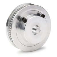 123-3D GT2 Pulley högupplöst | 6mm rem | 60 tänder | 8mm axel  DME00111