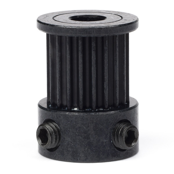 123-3D GT2 Pulley högupplöst | 9mm rem | 20 tänder | 5mm skaft | Svart  DME00090 - 1