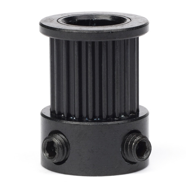123-3D GT2 Pulley högupplöst | 9mm rem | 20 tänder | 8mm axel | Svart DME00106 - 1