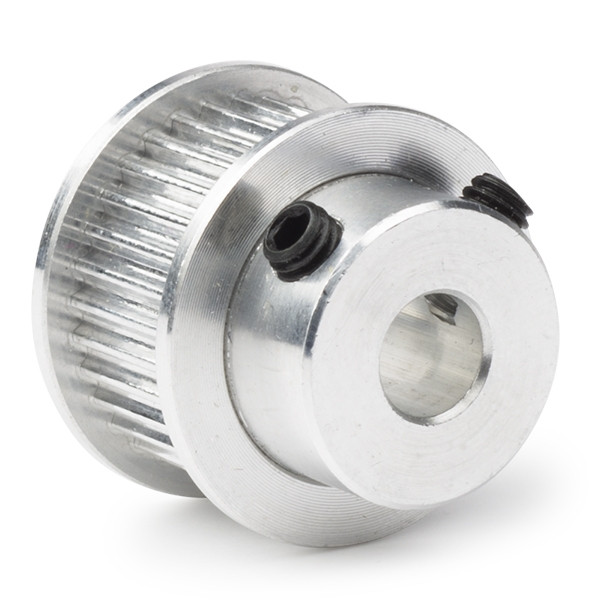 123-3D GT2 Pulley högupplöst | 9mm rem | 32 tänder | 6,35mm axel DME00100 - 1