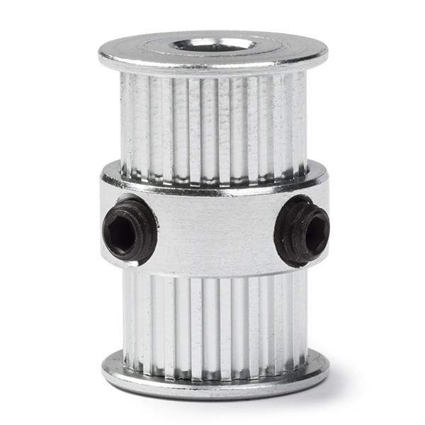 123-3D GT2 Pulley högupplöst | dubbel | 6mm rem | 20 tänder | 5mm axel DME00057 - 1
