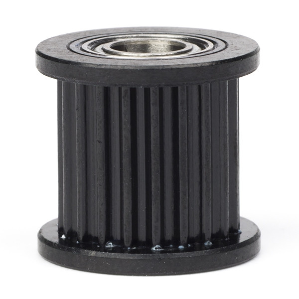 123-3D GT2 Pulley högupplöst | med lager | 9mm rem | 5mm skaft | svart DME00089 - 1