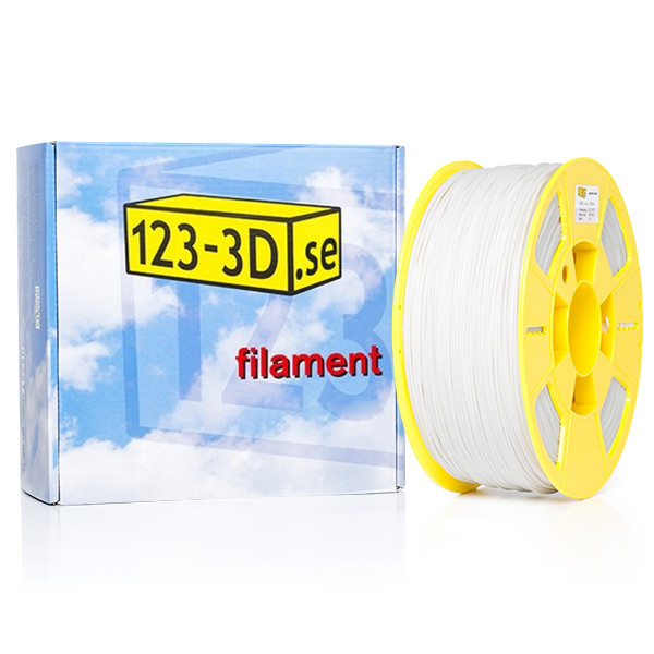 123-3D HIPS filament | Vit | 1,75mm | 1kg DFH02004c DFH11001 - 1