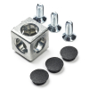 123-3D Kopplingskub 3D 20x20 profil | Zink