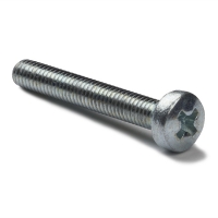 123-3D Metallskruv med sfäriskt huvud galvaniserad | M3 x 16mm | 50st DBM00004