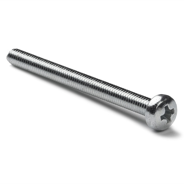 123-3D Metallskruv med sfäriskt huvud galvaniserad | M3 x 45mm | 10st  DBM00077 - 1