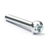 123-3D Metallskruv sfäriskt huvud galvaniserat | M2 x 12mm | 50st DBM00199 - 1