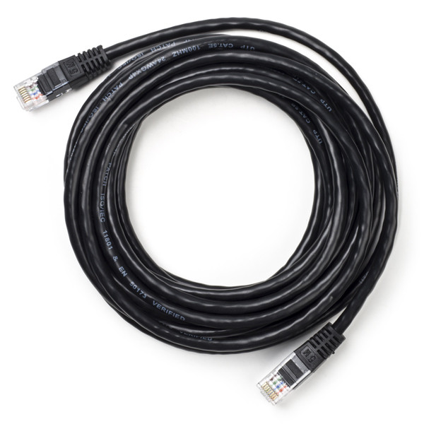123-3D Nätverkskabel Cat5e U/UTP | 5m | Svart DDK00130 - 1