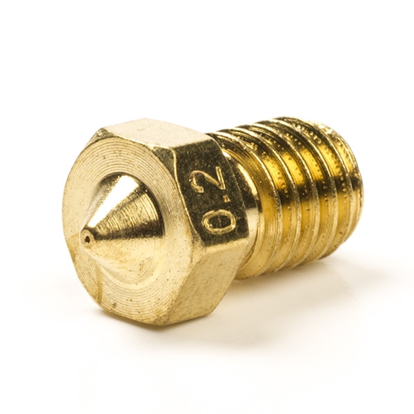 123-3D Nozzle | Mässing | M6 kompatibel | 1,75mm filament | 0,20mm  DMK00013 - 1