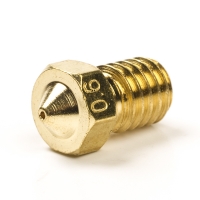123-3D Nozzle | Mässing | M6 kompatibel | 1,75mm filament | 0,60mm DED00013c DMK00017