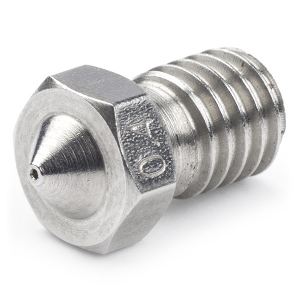 123-3D Nozzle | Rostfritt stål | M6 kompatibel | 1,75mm filament | 0,40mm  DMK00024 - 1