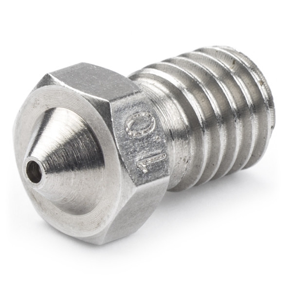 123-3D Nozzle | Rostfritt stål | M6 kompatibel | 1,75mm filament | 1,00mm  DMK00028 - 1