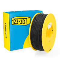 123-3D PC-ABS FR V0 Filament | Svart | 1,75mm | 1kg  DHM00150