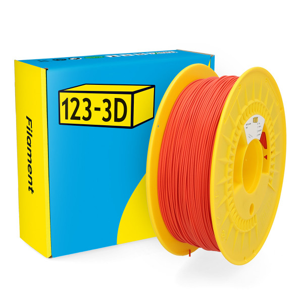 123-3D PETG Filament | Röd | 1,75mm | 1kg | Matt DHM00246 - 1