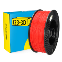 123-3D PETG Filament | Röd | 1,75mm | 2,3kg DHM00194
