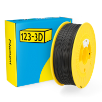 123-3D PETG Filament | Svart | 1,75mm | 1kg | CF10  DHM00138