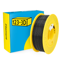 123-3D PETG Filament | Svart | 1,75mm | 1kg DHM00128