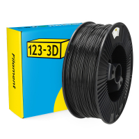 123-3D PETG Filament | Svart | 2,85mm | 2,3kg DHM00195