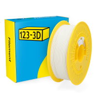 123-3D PETG Filament | Vit | 1,75mm | 1kg | Matt DHM00241