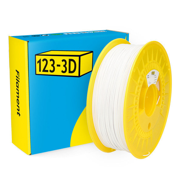 123-3D PETG Filament | Vit | 1,75mm | 1kg DHM00129 - 1