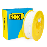 123-3D PETG Filament | Vit | 1,75mm | 1kg DHM00129