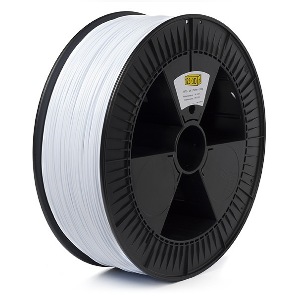 123-3D PETG Filament | Vit | 1,75mm | 2,3kg DHM00191 - 1