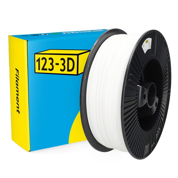 123-3D PETG Filament | Vit | 1,75mm | 2,3kg DHM00191 - 1