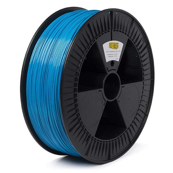 123-3D PETG filament | Himmelsblå | 1,75mm | 2,3kg  DFE11024 - 1