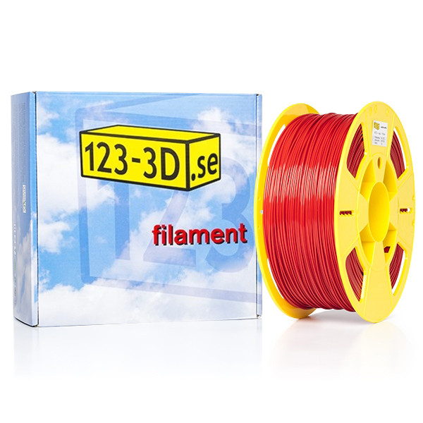 123-3D PETG filament | Röd | 1,75mm | 1kg DFE02015c DFE11004 - 1
