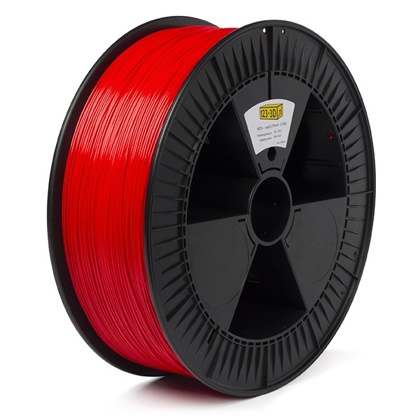 123-3D PETG filament | Röd | 1,75mm | 2,3kg  DFE11025 - 1