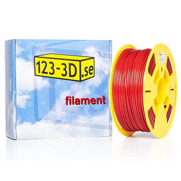 123-3D PETG filament | Röd | 2,85mm | 1kg  DFE11015 - 1