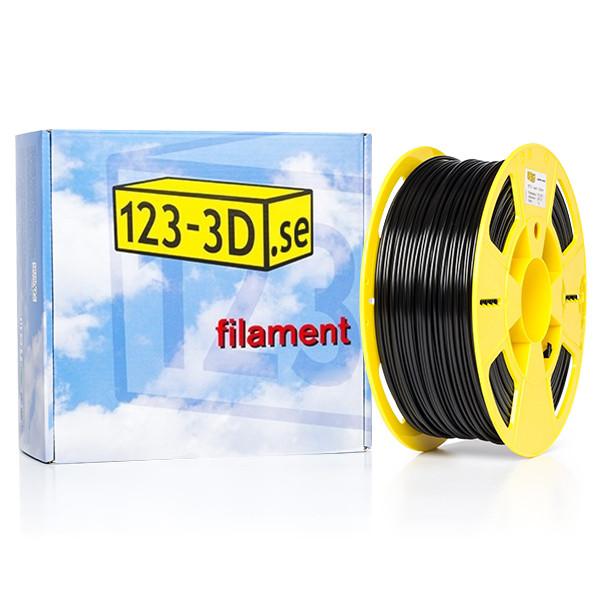 123-3D PETG filament | Svart | 2,85mm | 1kg DFE02016c DFE11011 - 1