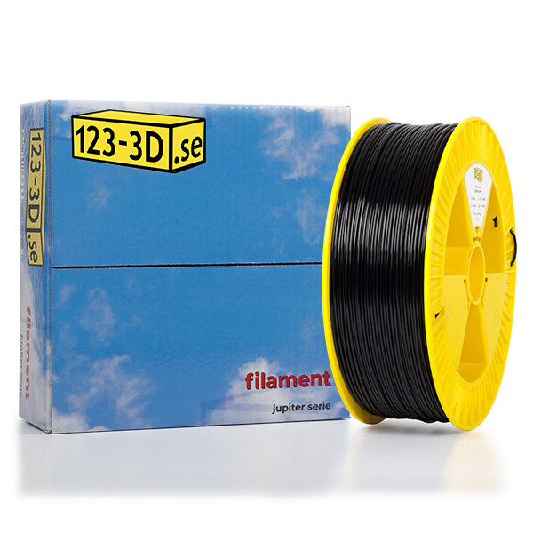 123-3D PETG filament | Svart | 2,85mm | 2,3kg  DFP01126 - 1