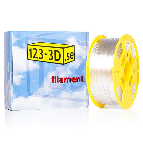 123-3D PETG filament | Transparent | 2,85mm | 1kg DFE02003c DFE11013 - 1