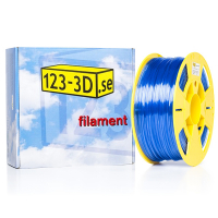 123-3D PETG filament | Transparent Blå | 1,75mm | 1kg DFE02001c DFE02043c DFE11007