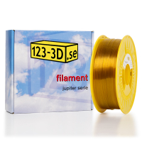 123-3D PETG filament | Transparent Gul | 1,75mm | 1kg  DFP01179