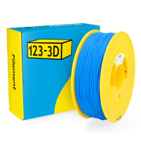 123-3D PLA Filament | Blå | 1,75mm | 1kg | Matt DHM00105