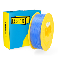 123-3D PLA Filament | Blå | 1,75mm | 1kg | Transparent  DHM00079