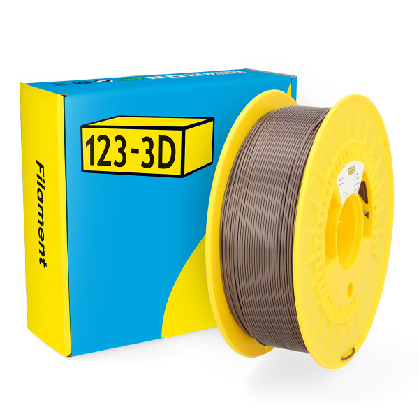 123-3D PLA Filament | Brons | 1,75mm | 1kg | Satin  DHM00068 - 1