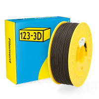 123-3D PLA Filament | Ebony Wood | 1,75mm | 1kg | Bio  DHM00125