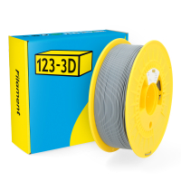 123-3D PLA Filament | Grå | 1,75mm | 1kg DHM00003