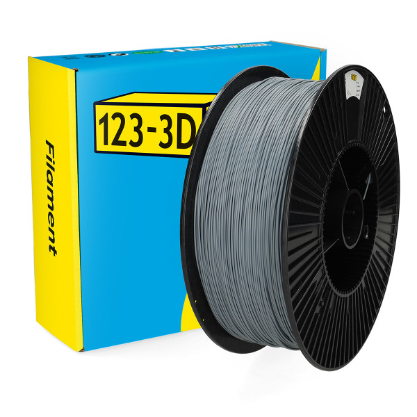 123-3D PLA Filament | Grå | 1,75mm | 3kg DHM00183 - 1