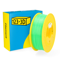 123-3D PLA Filament | Grön | 1,75mm | 1kg | Transparent  DHM00082
