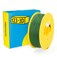 123-3D PLA Filament | Grön | 1,75mm | 1kg DHM00010