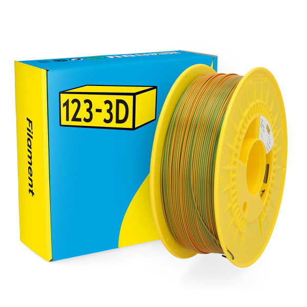 123-3D PLA Filament | Gul - Grön | 1,75mm | 1kg | Chameleon  DHM00261 - 1