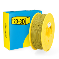 123-3D PLA Filament | Guld | 1,75mm | 1kg | Glitter  DHM00058