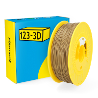 123-3D PLA Filament | Guld | 1,75mm | 1kg DHM00012