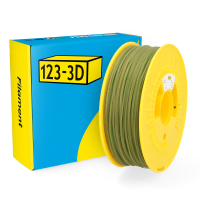 123-3D PLA Filament | Hemp Fiber Brown-green | 1,75mm | 1kg | Bio  DHM00123