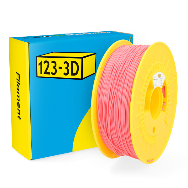 123-3D PLA Filament | Jordgubbsrosa | 1,75mm | 1kg DHM00018 123-3D PLA Filament | Jordgubbsrosa | 1,75mm | 1kg DHM00018 - 1