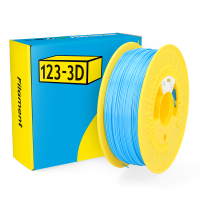 123-3D PLA Filament | Ljusblå | 1,75mm | 1kg | Satin  DHM00067